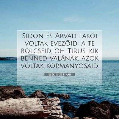 Ezékiel 27:8 Bibliai vers magyarázata