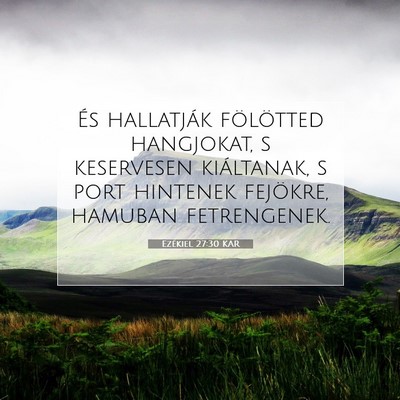 Ezékiel 27:30 Bibliai vers magyarázata