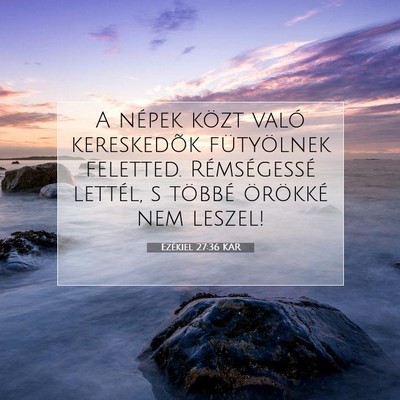 Ezékiel 27:36 Bibliai vers magyarázata