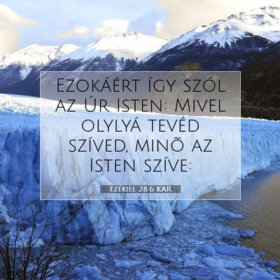 Ezékiel 28:6 Bibliai vers magyarázata