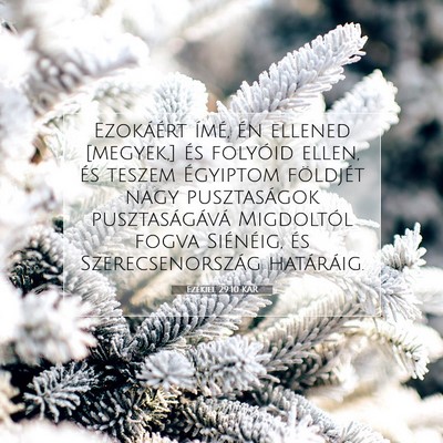 Ezékiel 29:10 Bibliai vers magyarázata