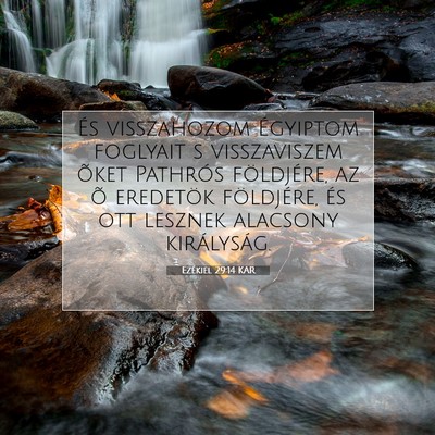 Ezékiel 29:14 Bibliai vers magyarázata