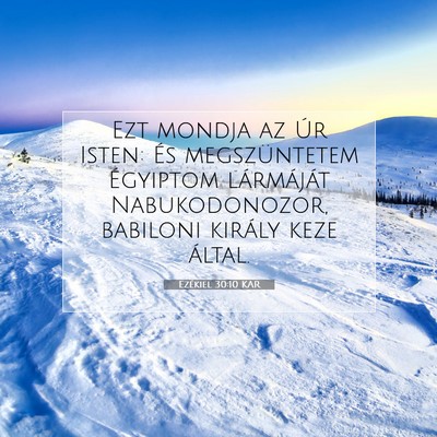 Ezékiel 30:10 Bibliai vers magyarázata
