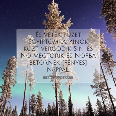 Ezékiel 30:16 Bibliai vers magyarázata