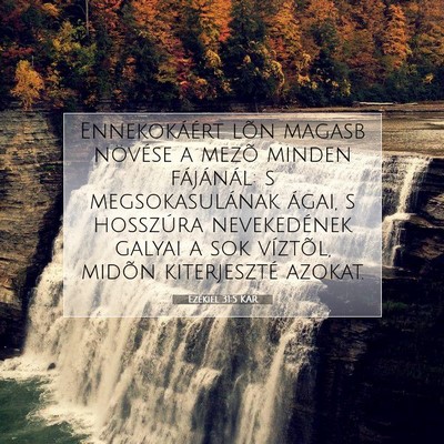 Ezékiel 31:5 Bibliai vers magyarázata