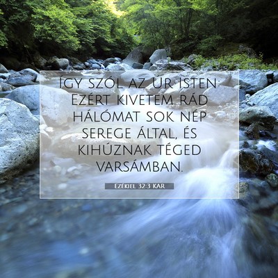 Ezékiel 32:3 Bibliai vers magyarázata