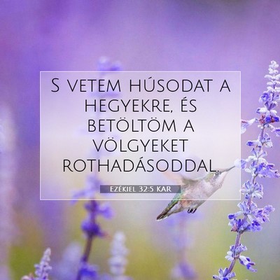 Ezékiel 32:5 Bibliai vers magyarázata