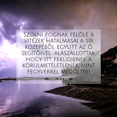 Ezékiel 32:21 Bibliai vers magyarázata