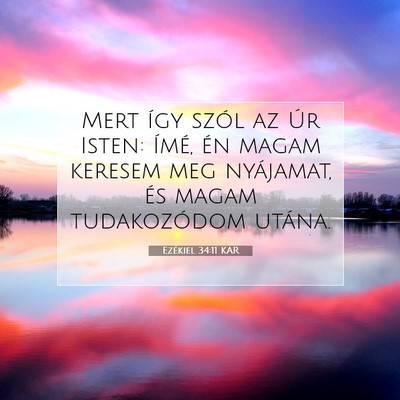 Ezékiel 34:11 KAR Bibliai verskép