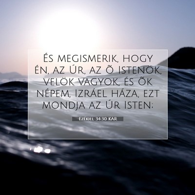 Ezékiel 34:30 Bibliai vers magyarázata