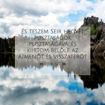 Ezékiel 35:7 Bibliai vers magyarázata