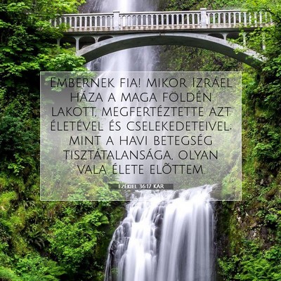 Ezékiel 36:17 Bibliai vers magyarázata
