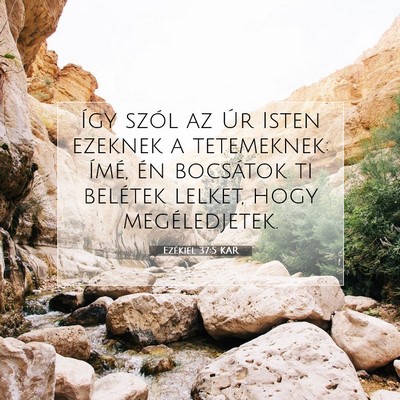 Ezékiel 37:5 Bibliai vers magyarázata