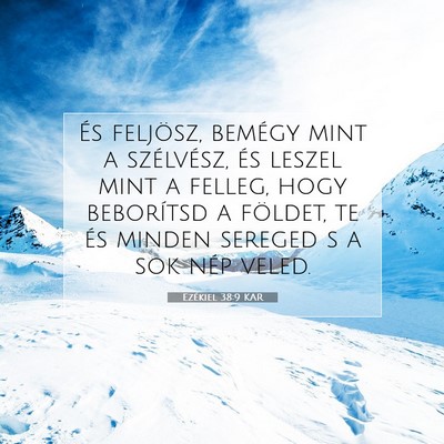 Ezékiel 38:9 Bibliai vers magyarázata