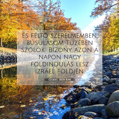 Ezékiel 38:19 Bibliai vers magyarázata
