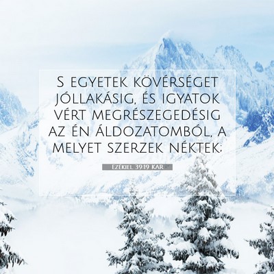Ezékiel 39:19 Bibliai vers magyarázata