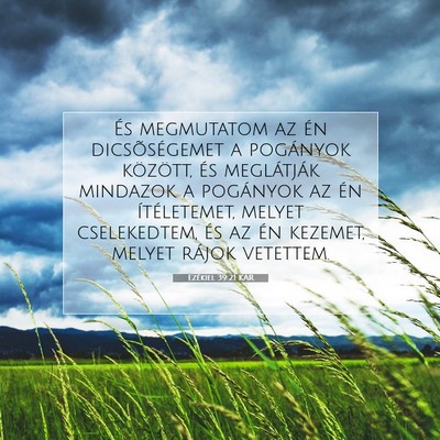 Ezékiel 39:21 Bibliai vers magyarázata
