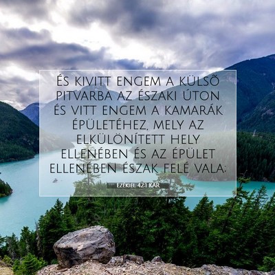 Ezékiel 42:1 Bibliai vers magyarázata