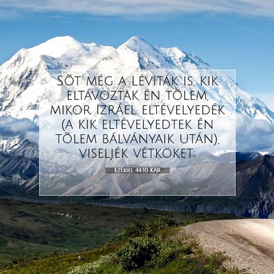 Ezékiel 44:10 Bibliai vers magyarázata