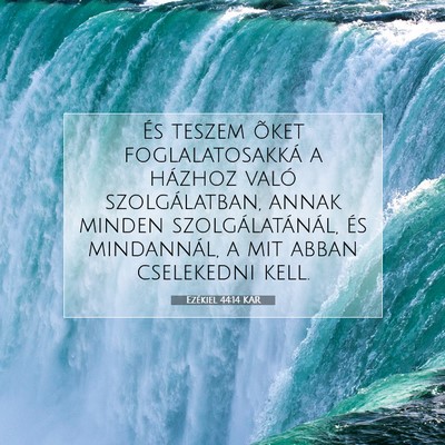 Ezékiel 44:14 Bibliai vers magyarázata