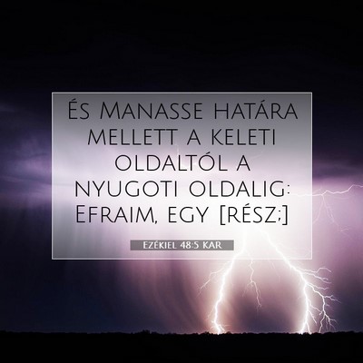 Ezékiel 48:5 Bibliai vers magyarázata