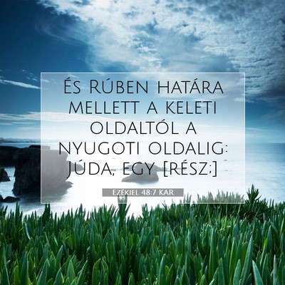 Ezékiel 48:7 Bibliai vers magyarázata