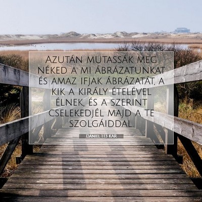 Dániel 1:13 Bibliai vers magyarázata