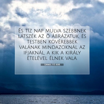 Dániel 1:15 Bibliai vers magyarázata