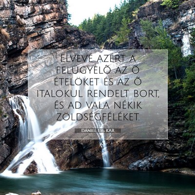 Dániel 1:16 Bibliai vers magyarázata