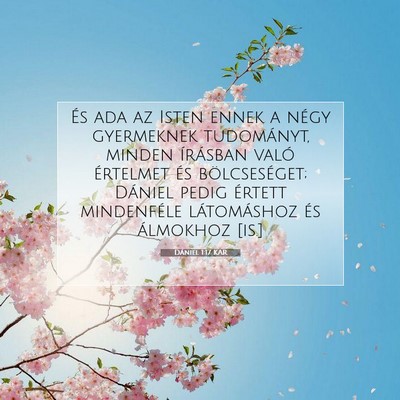 Dániel 1:17 Bibliai vers magyarázata