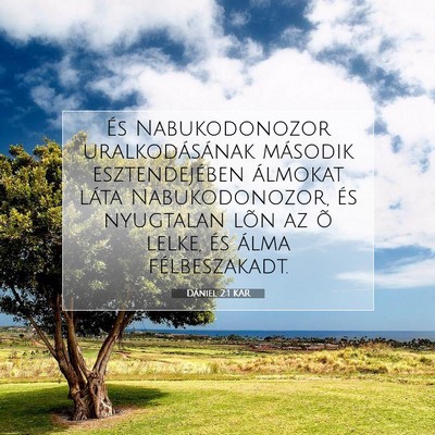 Dániel 2:1 KAR Bibliai verskép
