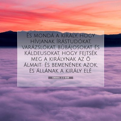 Dániel 2:2 KAR Bibliai verskép