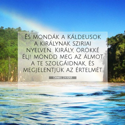 Dániel 2:4 KAR Bibliai verskép