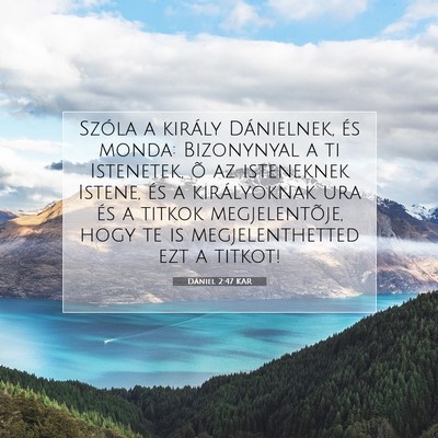 Dániel 2:47 Bibliai vers magyarázata