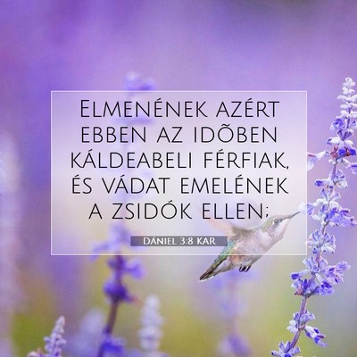 Dániel 3:8 Bibliai vers magyarázata