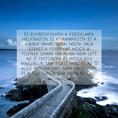 Dániel 3:27 Bibliai vers magyarázata