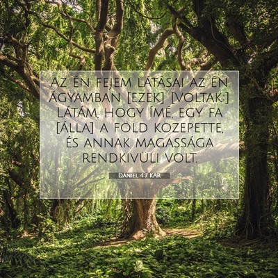 Dániel 4:7 KAR Bibliai verskép