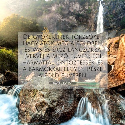 Dániel 4:12 Bibliai vers magyarázata