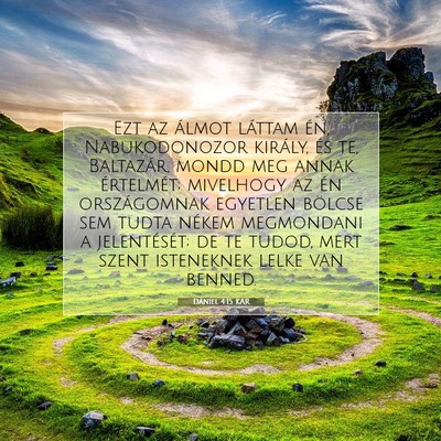 Dániel 4:15 Bibliai vers magyarázata