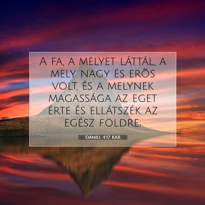 Dániel 4:17 Bibliai vers magyarázata