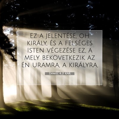 Dániel 4:21 Bibliai vers magyarázata