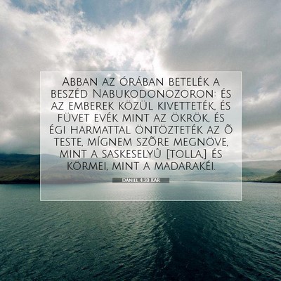 Dániel 4:30 Bibliai vers magyarázata