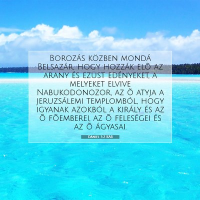 Dániel 5:2 KAR Bibliai verskép