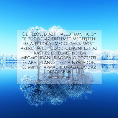 Dániel 5:16 KAR Bibliai verskép