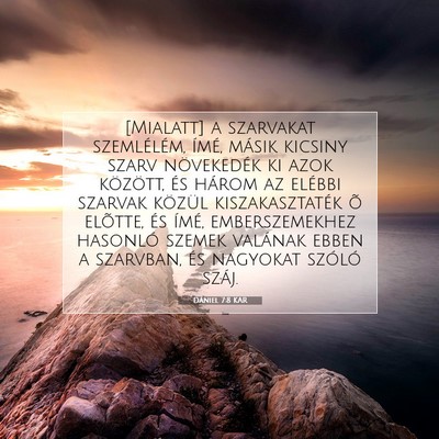 Dániel 7:8 Bibliai vers magyarázata