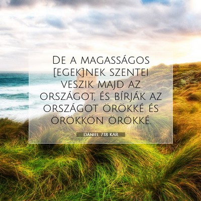 Dániel 7:18 Bibliai vers magyarázata