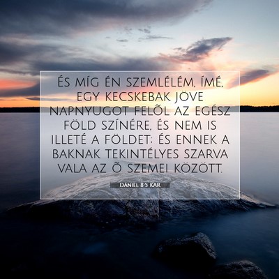 Dániel 8:5 Bibliai vers magyarázata