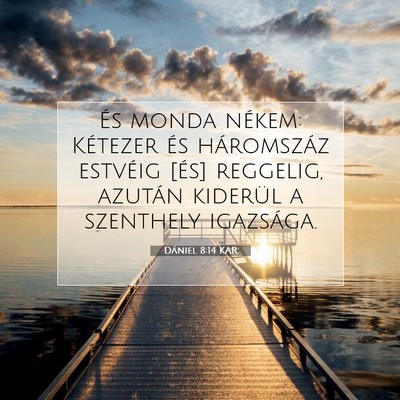 Dániel 8:14 Bibliai vers magyarázata