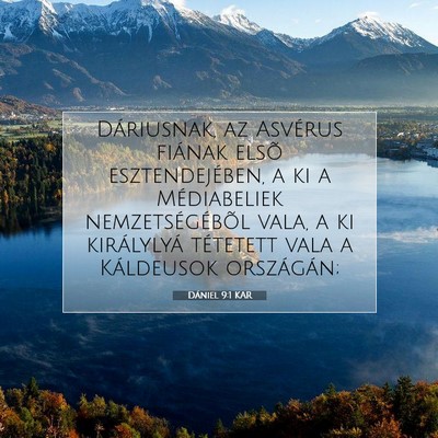 Dániel 9:1 KAR Bibliai verskép