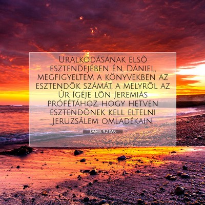 Dániel 9:2 KAR Bibliai verskép